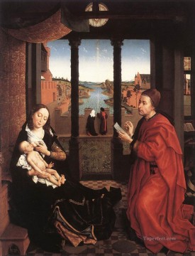 St Luke Drawing a Portrait of the Madonna undated Rogier van der Weyden Oil Paintings